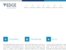 Tablet Screenshot of edgelearningmedia.com